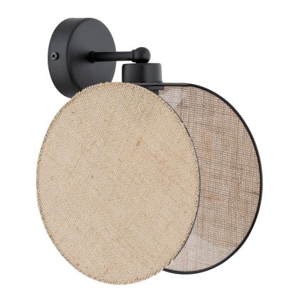 Vägglampa MOTIF 1xE14/10W/230V beige