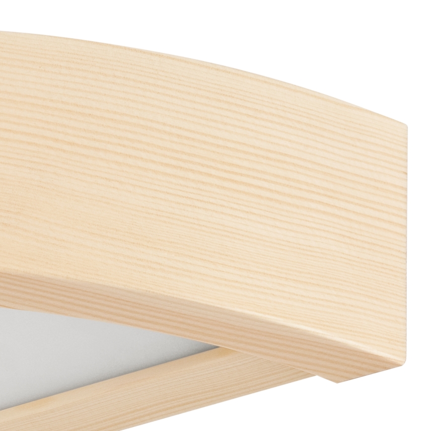 Vägglampa NATURAL 1xE27/60W/230V furu/beige