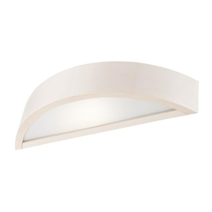Vägglampa NATURAL 1xE27/60W/230V furu/krämfärgad