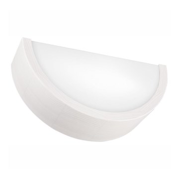 Vägglampa NATURAL 1xE27/60W/230V vit/tall