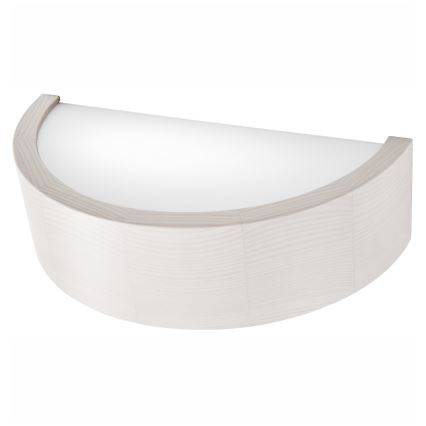 Vägglampa NATURAL 1xE27/60W/230V vit/tall