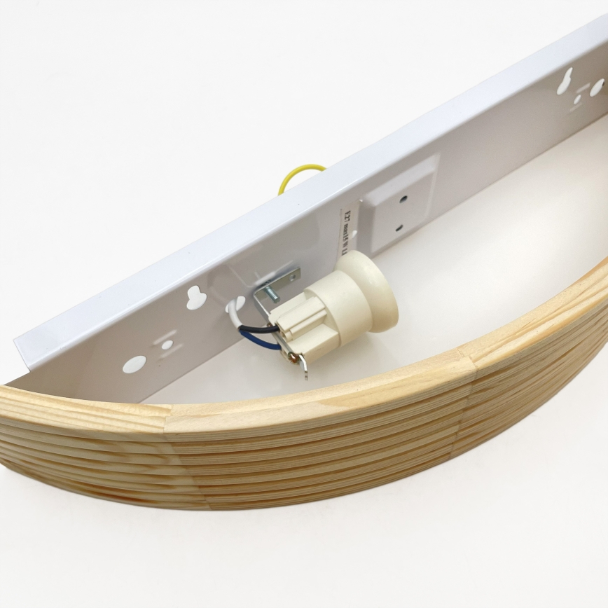 Vägglampa NATURAL MODERN 1xE27/15W/230V furu