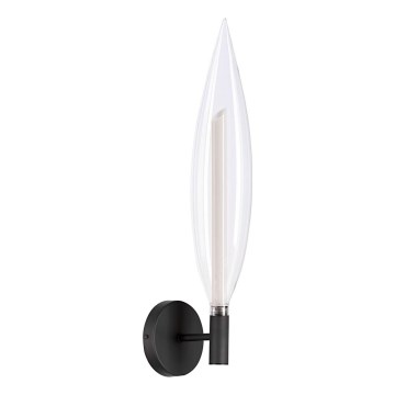 Vägglampa NORDIC 1xG9/5W/230V svart/klar