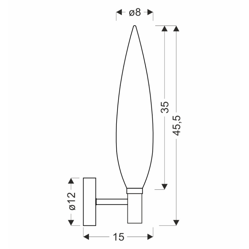 Vägglampa NORDIC 1xG9/5W/230V svart/koppar