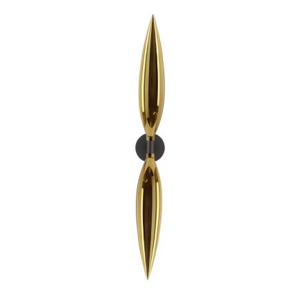 Vägglampa NORDIC 2xG9/5W/230V svart/guld