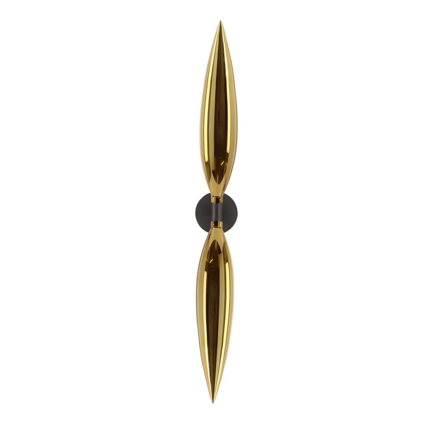 Vägglampa NORDIC 2xG9/5W/230V svart/guld