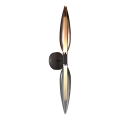 Vägglampa NORDIC 2xG9/5W/230V svart krom/koppar