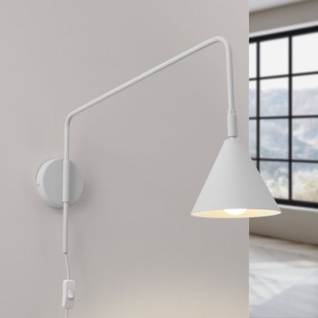 Vägglampa NOX 1xE14/10W/230V vit