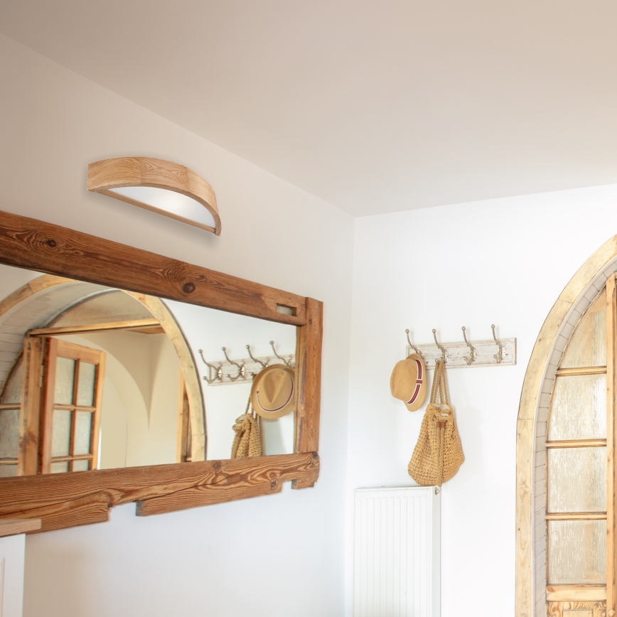 Vägglampa OAK 1xE27/60W/230V ek