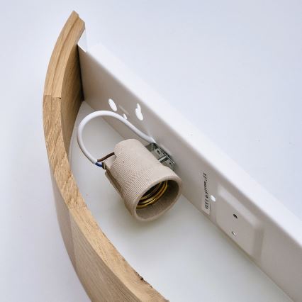 Vägglampa OAK 1xE27/60W/230V ek