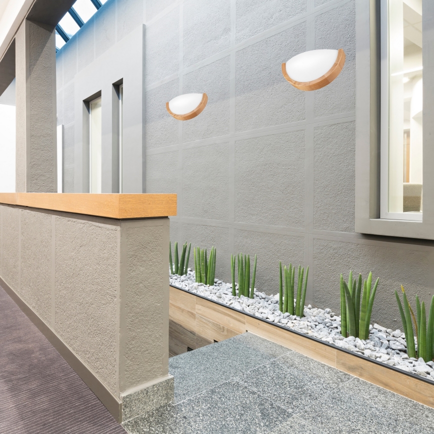 Vägglampa OAK SLIM 1xE27/60W/230V ek