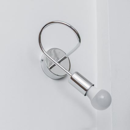 Vägglampa OXFORD 1xE27/15W/230V blank krom