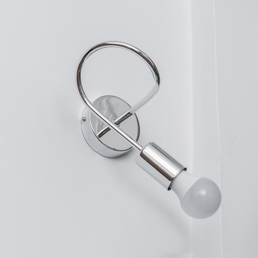 Vägglampa OXFORD 1xE27/15W/230V blank krom