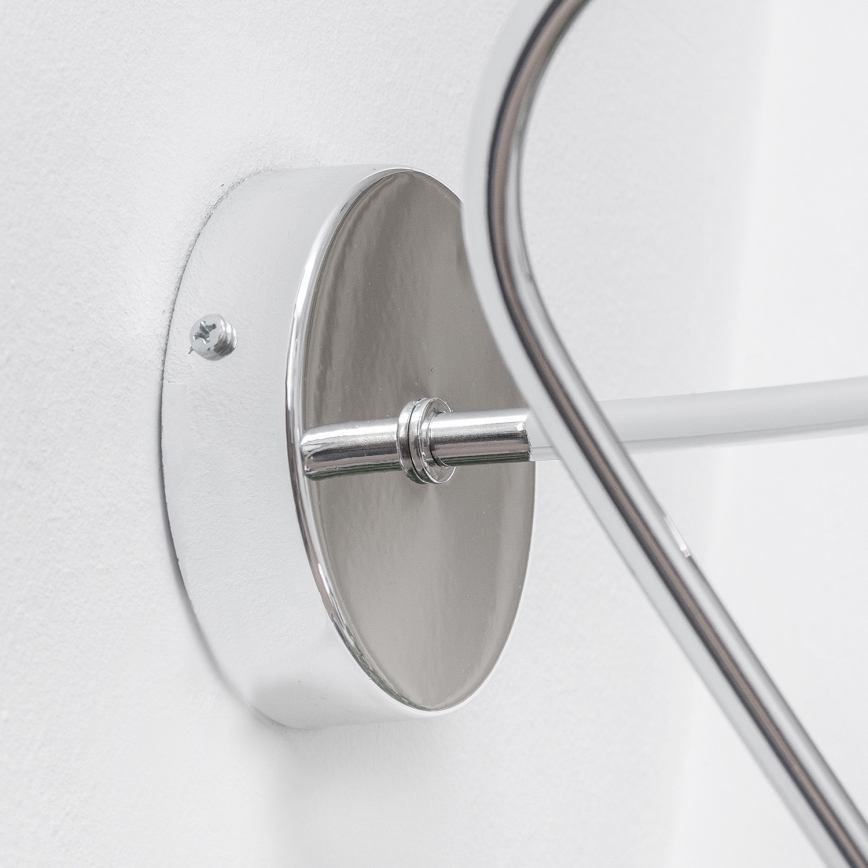 Vägglampa OXFORD 1xE27/15W/230V blank krom