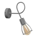 Vägglampa OXFORD 1xE27/15W/230V grå