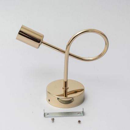 Vägglampa OXFORD 1xE27/15W/230V guldfärgad