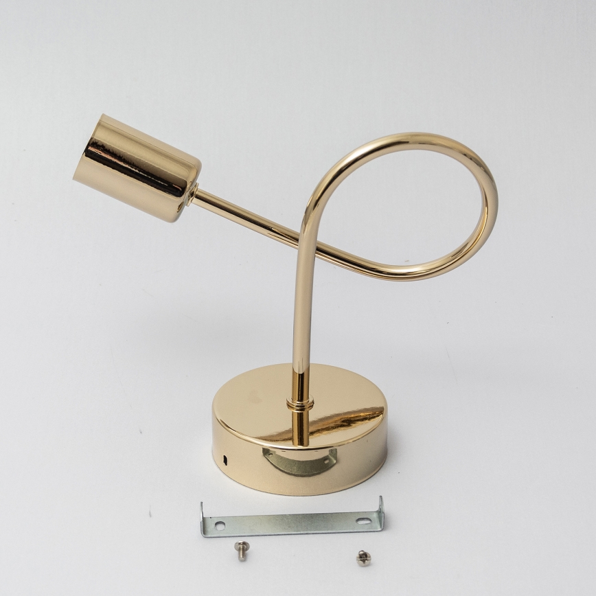 Vägglampa OXFORD 1xE27/15W/230V guldfärgad