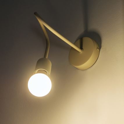 Vägglampa OXFORD 1xE27/15W/230V krämfärgad