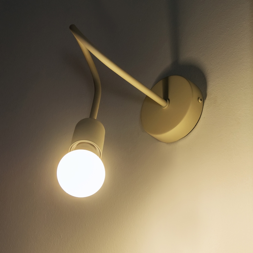 Vägglampa OXFORD 1xE27/15W/230V krämfärgad