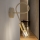 Vägglampa OXFORD 1xE27/15W/230V mässing/vit