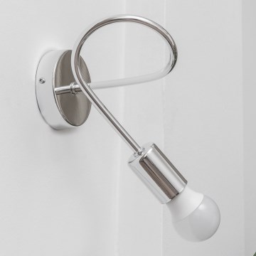 Vägglampa OXFORD 1xE27/15W/230V polerad krom