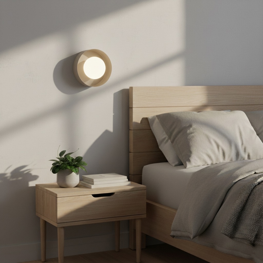 Vägglampa OZZY 1xG9/8W/230V beige