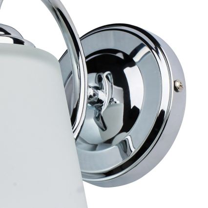 Vägglampa PAFOS 1xE27/15W/230V glänsande krom