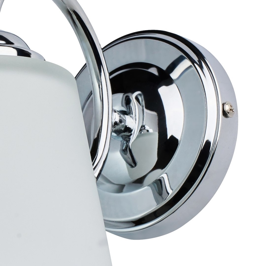 Vägglampa PAFOS 1xE27/15W/230V glänsande krom