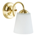 Vägglampa PAFOS 1xE27/15W/230V, guldfinish