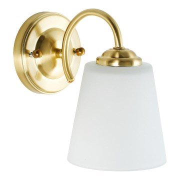 Vägglampa PAFOS 1xE27/15W/230V, guldfinish