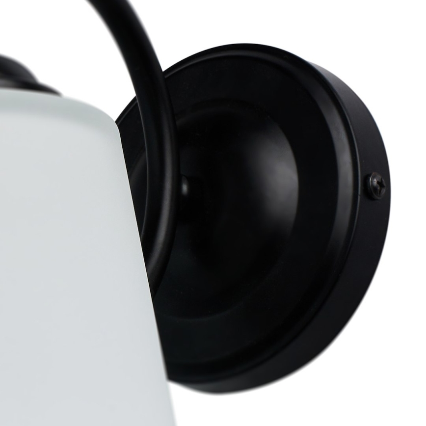 Vägglampa PAFOS 1xE27/15W/230V svart