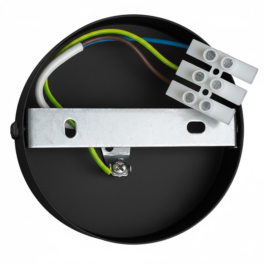 Vägglampa PAFOS 1xE27/15W/230V svart