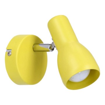 Vägglampa PICARDO 1xE14/40W/230V gul