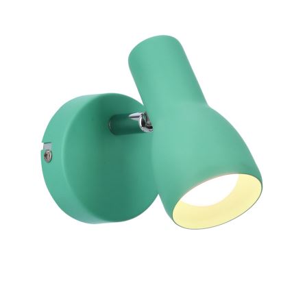 Vägglampa PICARDO 1xE14/40W/230V turkos