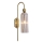 Vägglampa PIEGA 1xE14/40W/230V mässing/rökbeige