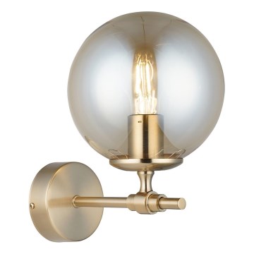 Vägglampa POLINO 1xE27/40W/230V guldig