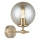Vägglampa POLINO 1xE27/40W/230V guldig