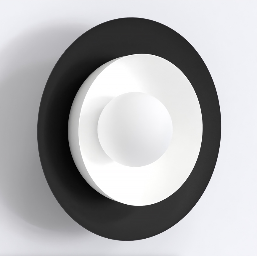 Vägglampa POPPI 1xG9/8W/230V svart/vit