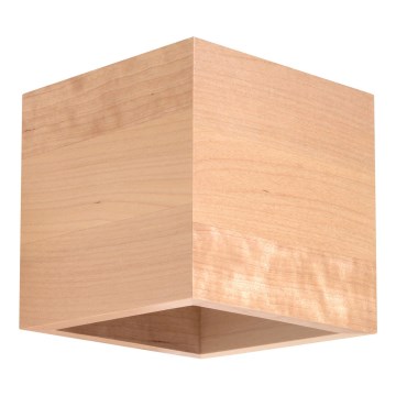 Vägglampa QUAD 1xG9/40W/230V Björk/bok