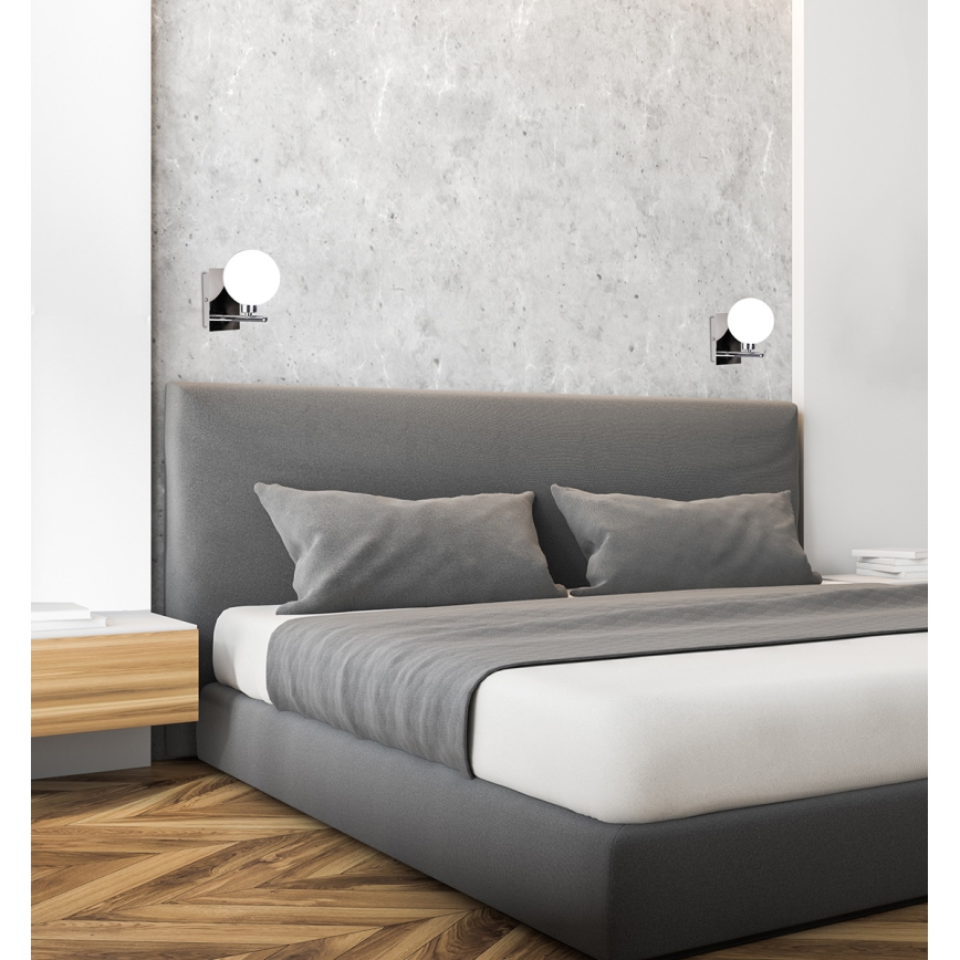 Vägglampa RAISA 1xG9/40W/230V skinande krom