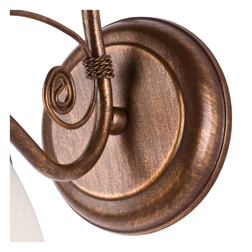 Vägglampa RETRO II 1xE27/60W/230V brons patina