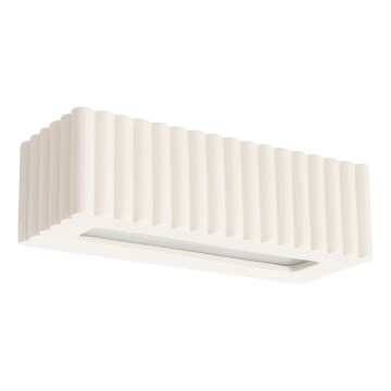 Vägglampa RIGATA 1xE27/15W/230V keramik/krämvit