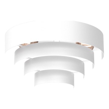 Vägglampa RINGS 2xE27/15W/230V vit