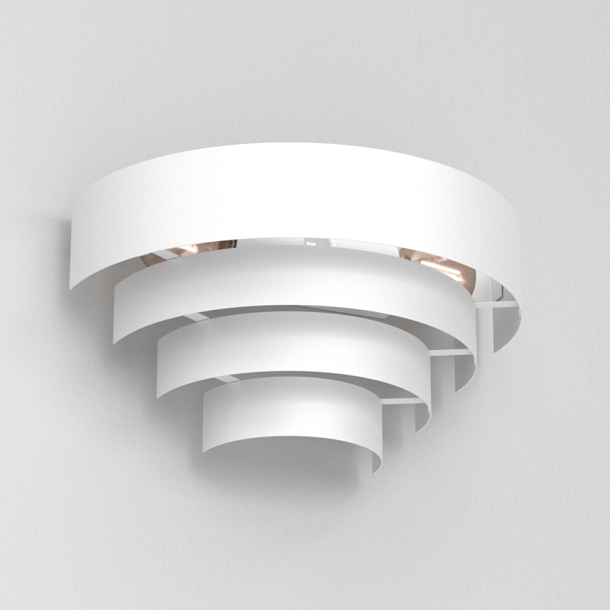 Vägglampa RINGS 2xE27/15W/230V vit