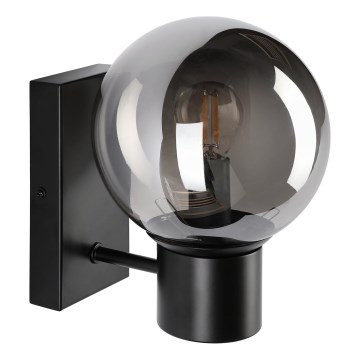 Vägglampa SFERIO 1xE14/5W/230V svart/rökfärgad