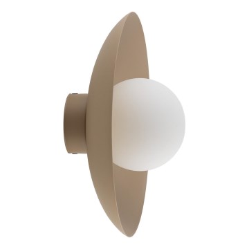 Vägglampa SLATE 1xG9/8W/230V diameter 28 cm beige
