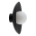 Vägglampa SLATE 1xG9/8W/230V diameter 28 cm svart