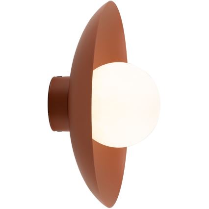 Vägglampa SLATE 1xG9/8W/230V diameter 28 cm tegelsten