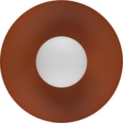 Vägglampa SLATE 1xG9/8W/230V diameter 28 cm tegelsten