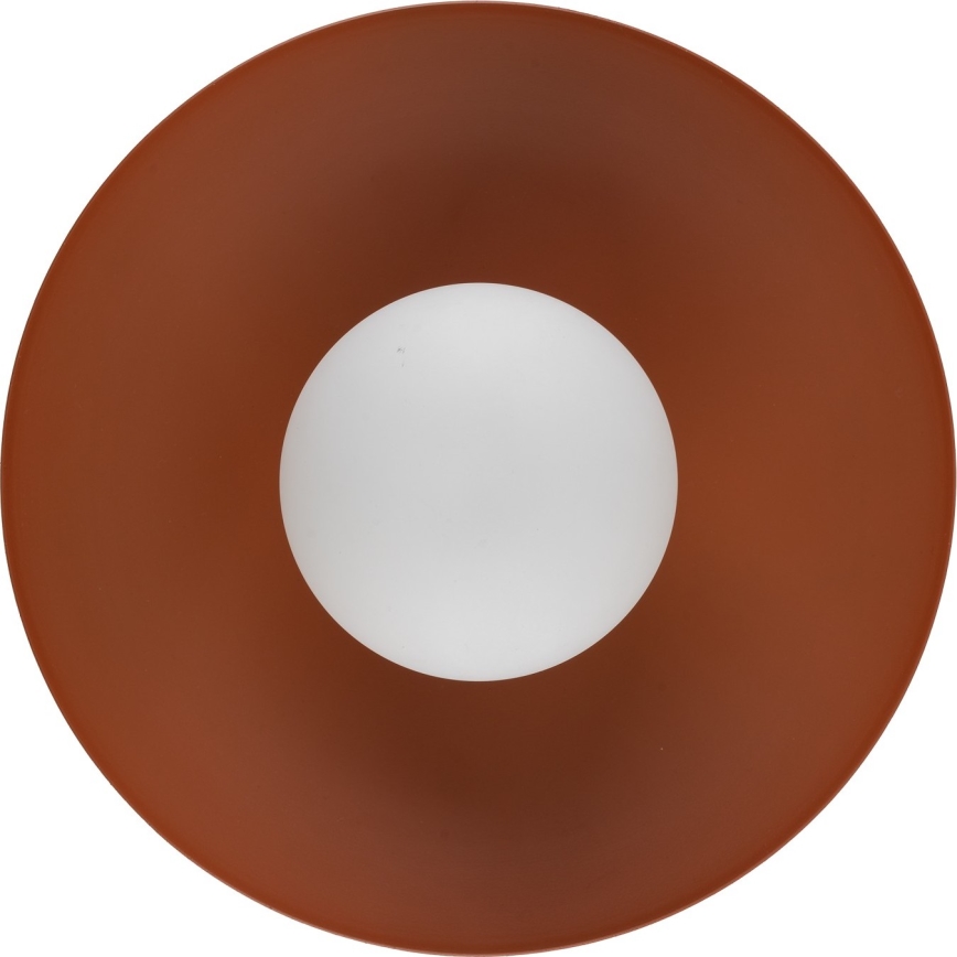 Vägglampa SLATE 1xG9/8W/230V diameter 28 cm tegelsten